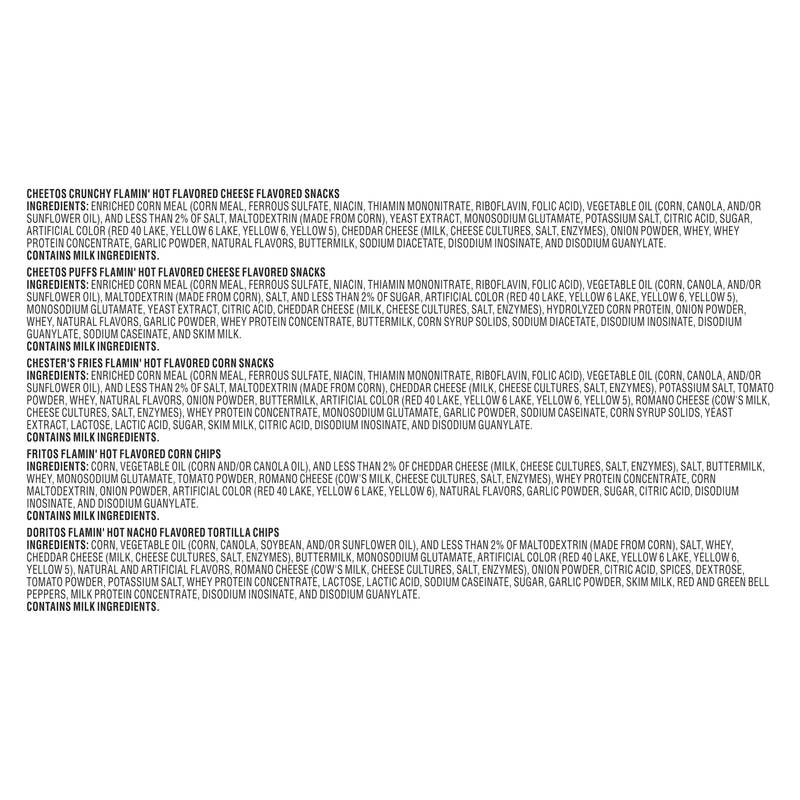 Frito Lay Snacks Flamin Hot Mix Variety Pack 18ct Delivered In As Fast As 15 Minutes SNAP