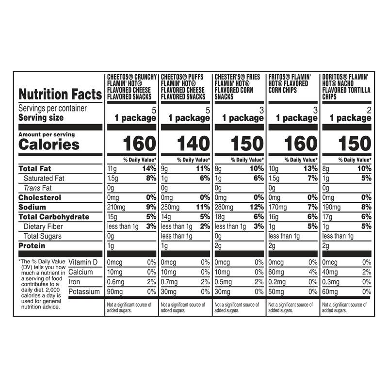 Frito Lay Snacks Flamin Hot Mix Variety Pack 18ct Delivered In As Fast As 15 Minutes SNAP