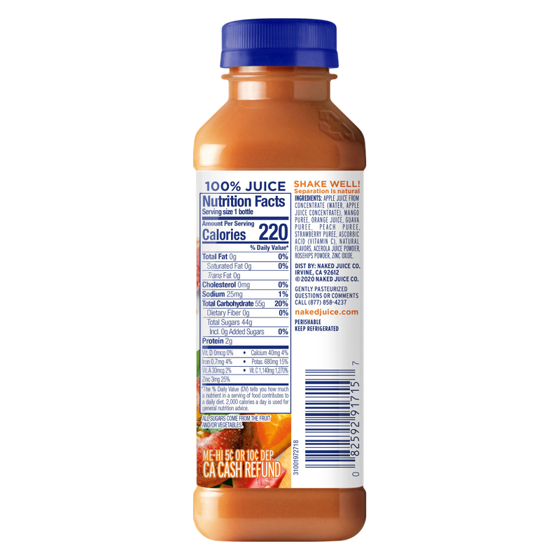Naked Juice Mighty Mango Smoothie Oz Btl Delivered In As Fast As Minutes Snap Ebt
