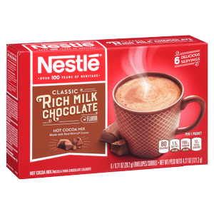 Nestle Hot Cocoa Rich Milk Chocolate Mix 6ct : Drinks fast