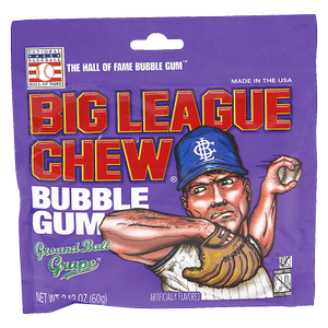 Big League Chew Bubble Gum Strawberry / 2.12 Ounce