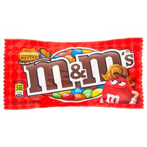 M & M Milk Chocolate Peanut Butter 1.63oz Bag or 24 Count Box