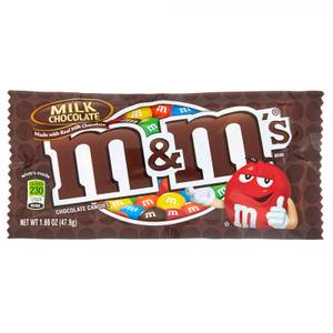 M&M'S Milk Chocolate Minis Size Candy, Mega Tube, 1.77 oz