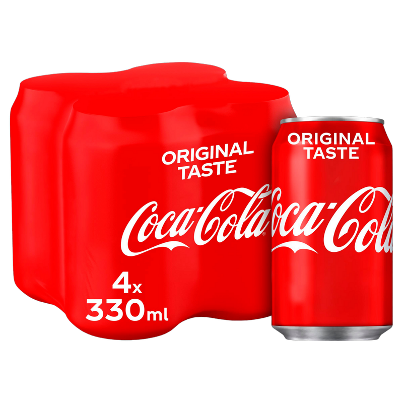 Coca-Cola Classic, 4 x 330ml