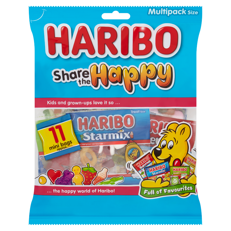 Haribo Share The Happy Mini Bags, 176g