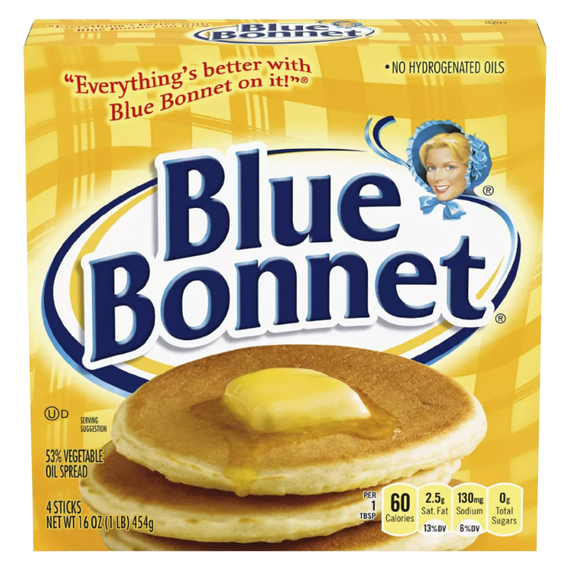 Blue Bonnet Margarine Sticks - 4ct/16oz