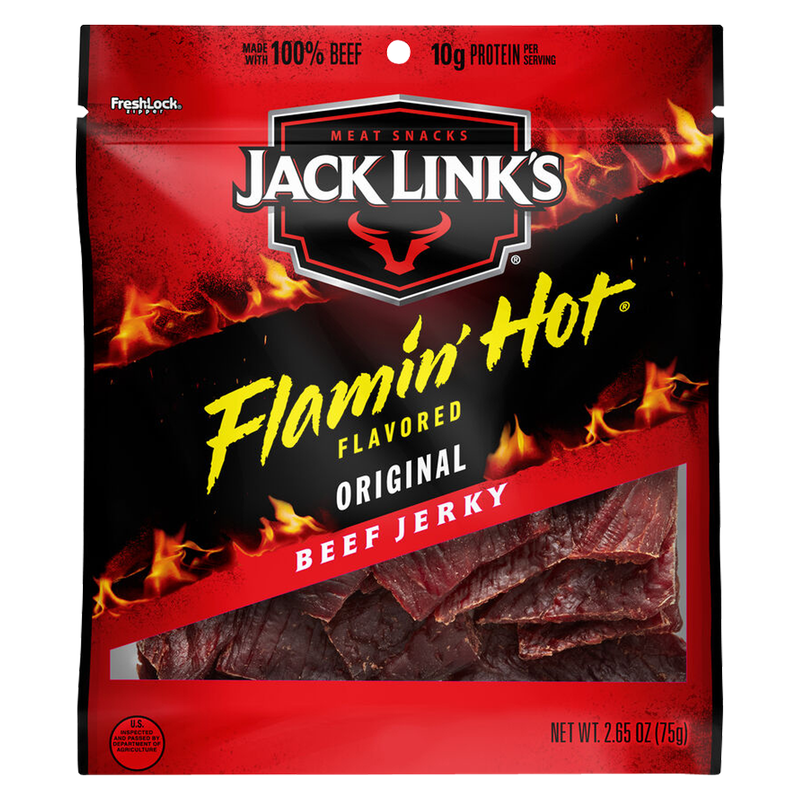 Jack Link's Flamin' Hot Jerky Bag