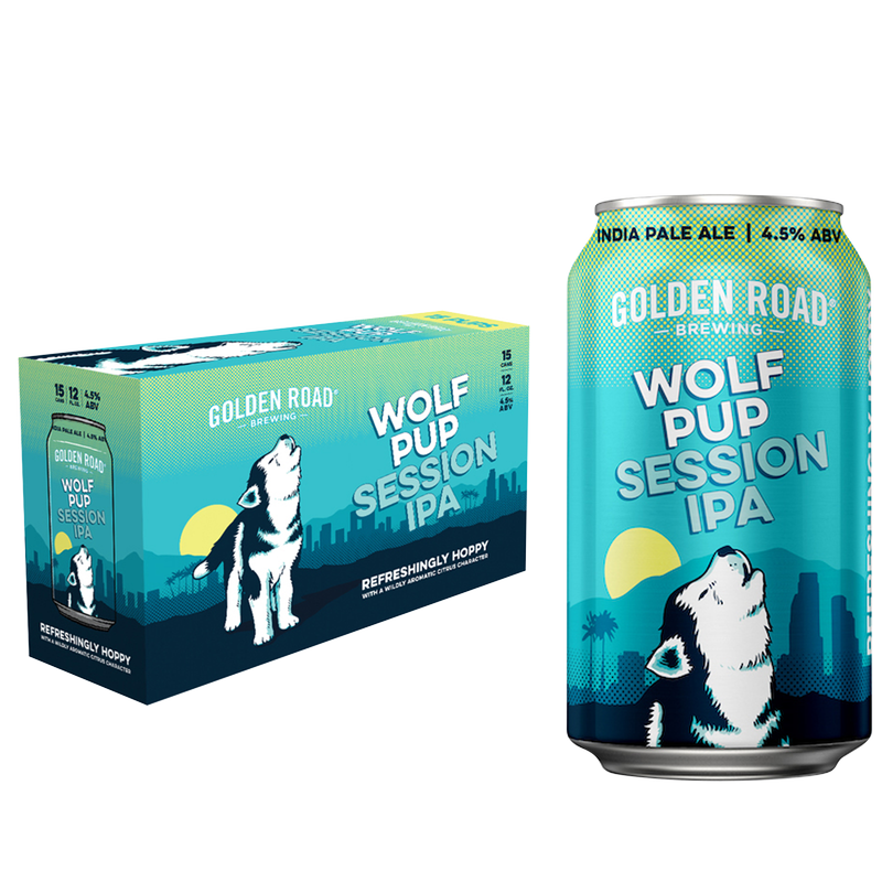 Golden Road Wolf Pup 15pk 12oz Can 4.5% ABV