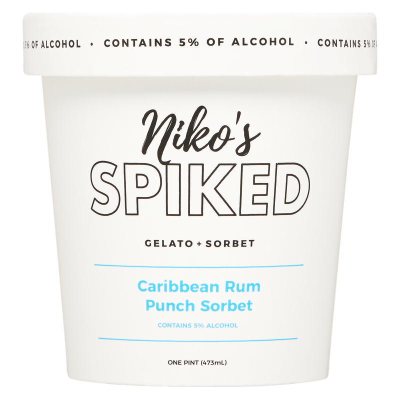 Niko's Spiked Caribbean Rum Punch Sorbet Pint