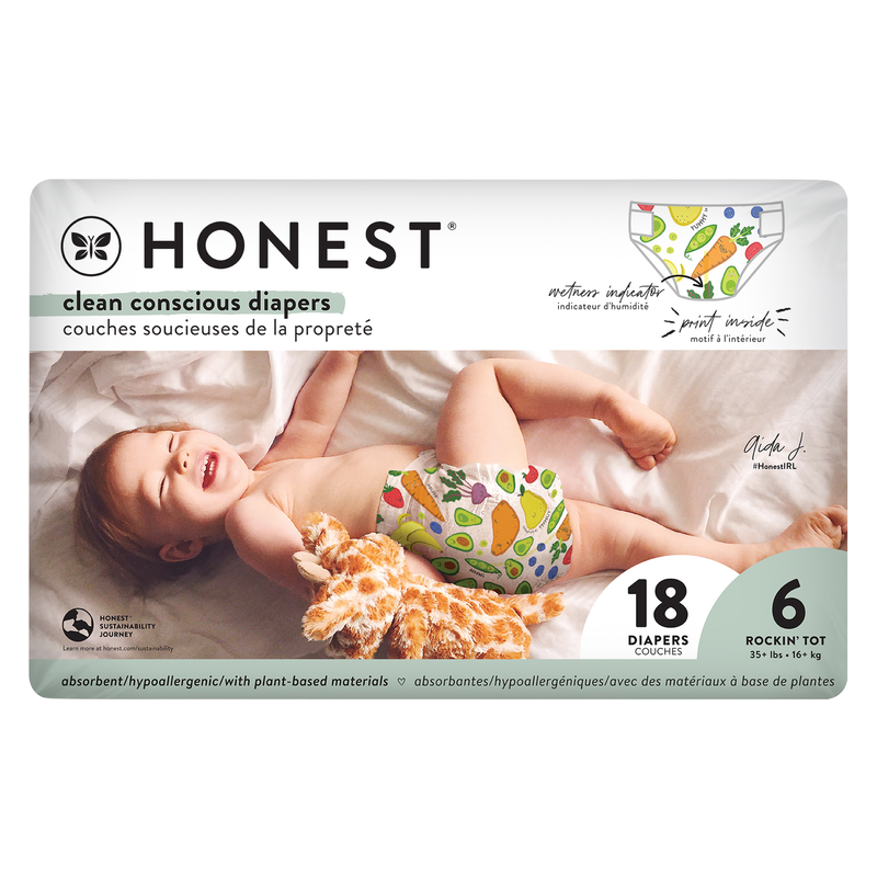 The Honest Company Diapers Size 6 So Delish 18ct