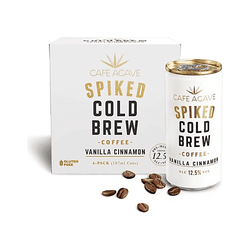 Cafe Agave Cold Brew Vanilla Cinnamon 4pk 187ml Can