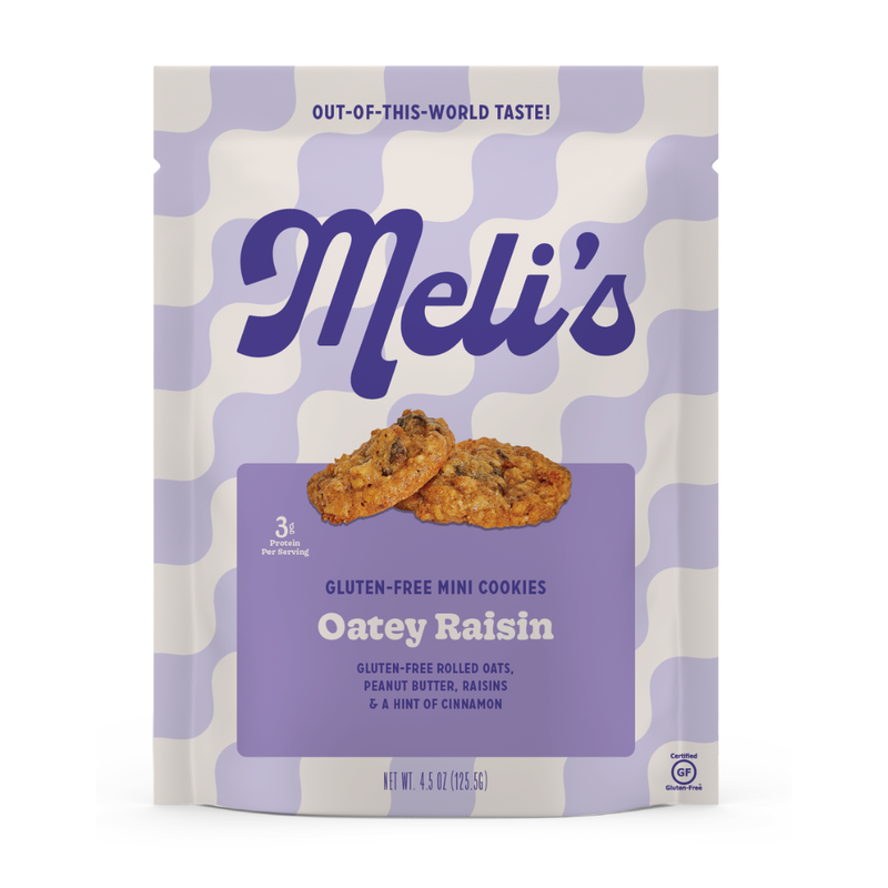 Meli's Mini Oatey Raisin Cookies 4.5oz