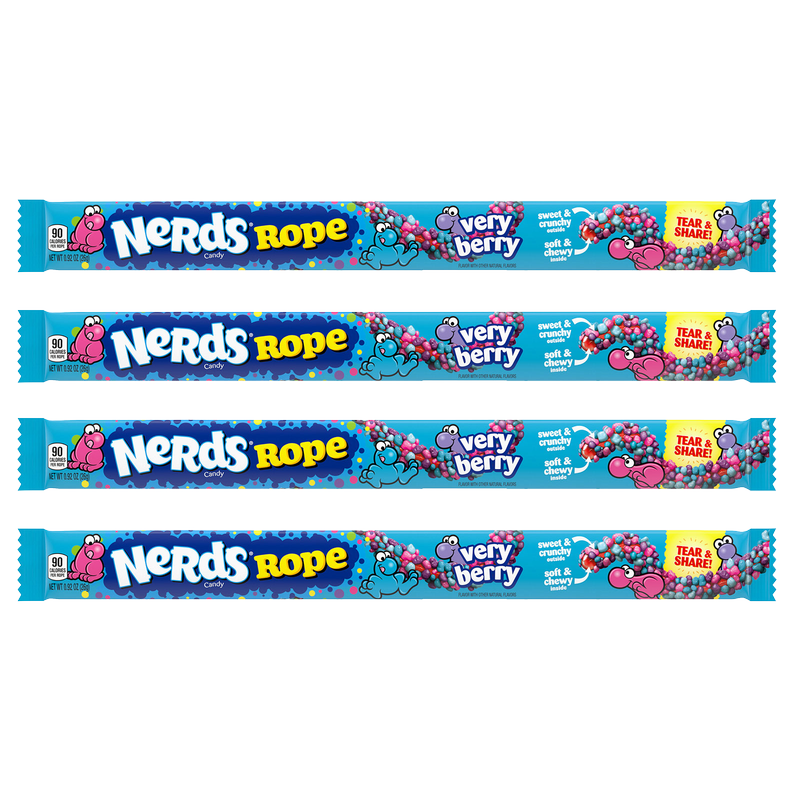 4ct Nerds Rope Very Berry Candy 0.92oz