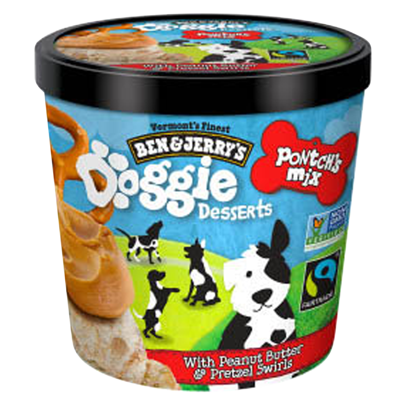 Ben & Jerry's Doggie Desserts Pontch's Mix Peanut Butter & Pretzel 4oz