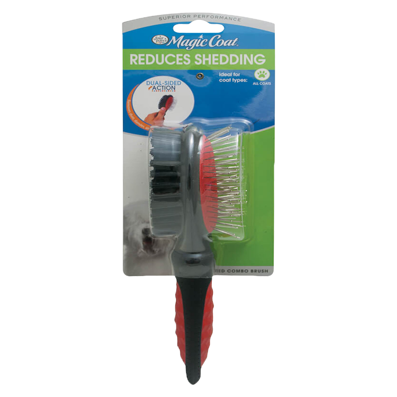 Four Paws Magic Coat Small Dual Side Combo Brush