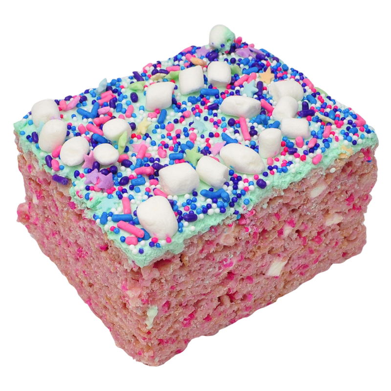 Treat House Jumbo Cotton Candy "mermaid" Rice Krispie Treat