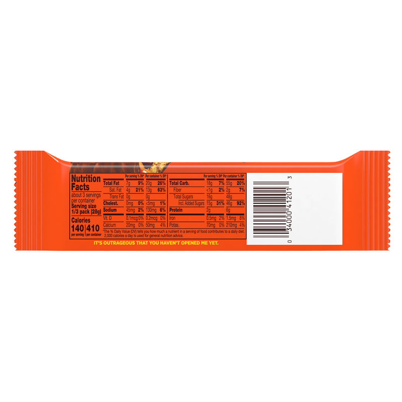 Reese's Outrageous King Size Bar 2.95oz