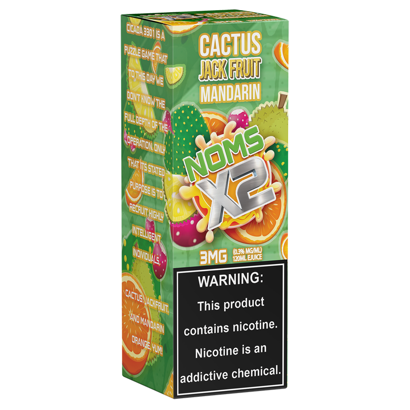 Noms X2 Cactus Jackfruit 3mg E-Liquid 120ml