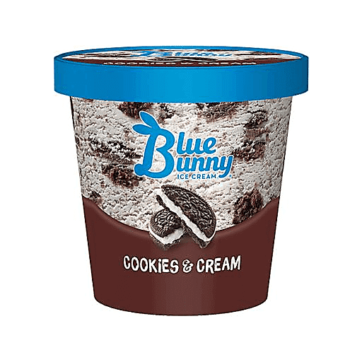 Blue Bunny Cookies & Cream 16oz