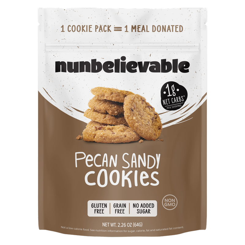 Nunbelievable Keto Pecan Sandy Cookies 2.26oz