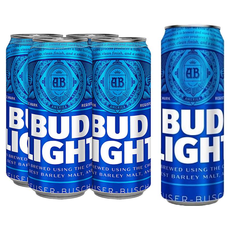 Bud Light 4pk 16oz Can 4.2% ABV
