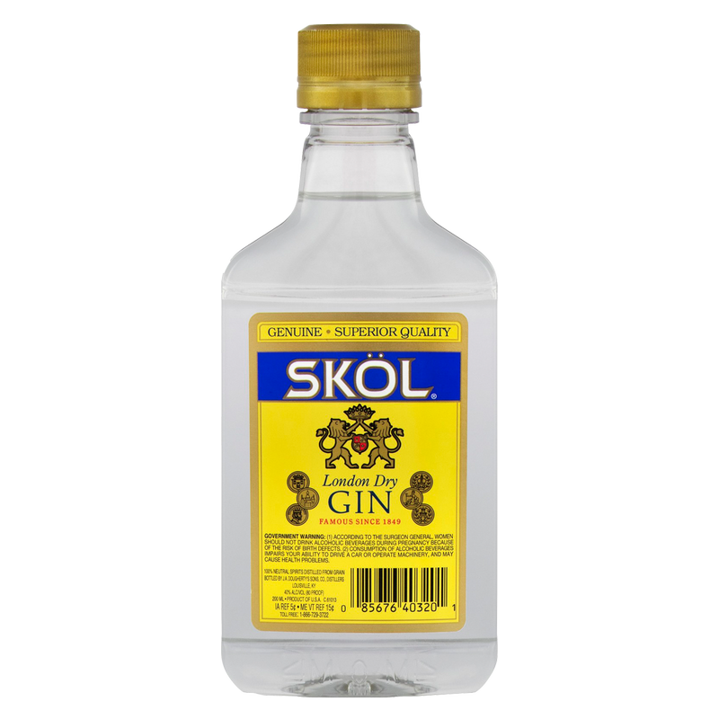 Skol Gin 200ml (80 Proof)