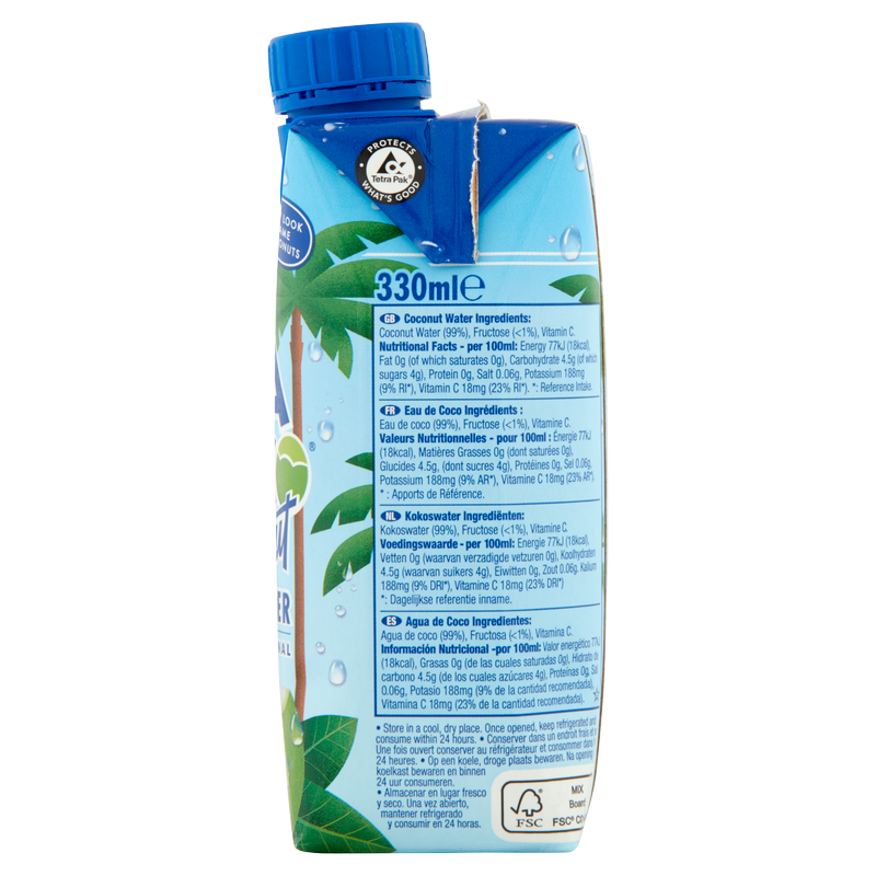 Vita Coco Pure Coconut Water, 330ml