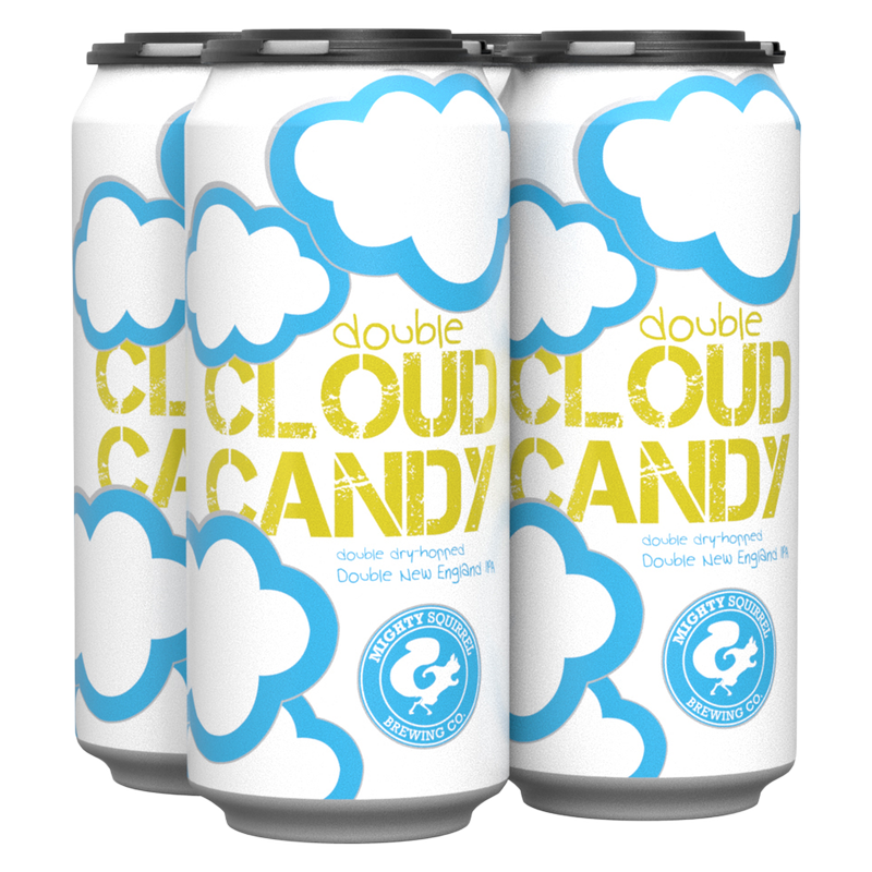 Mighty Squirrel Double Cloud Candy DIPA 4pk 16oz Can 7.8 ABV Alcohol