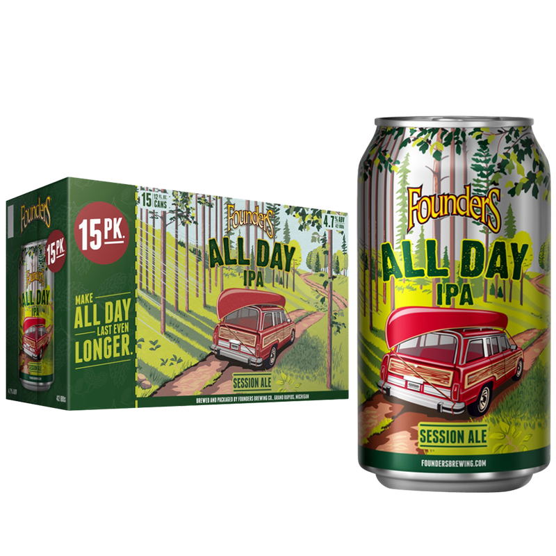 Founders All Day IPA 15pk 12oz Cans 4.7% ABV