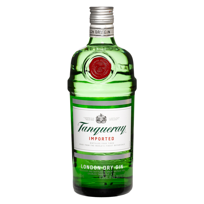 Tanqueray London Dry Gin, 750 mL (94.6 Proof)