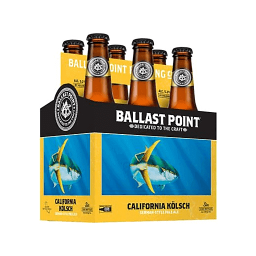 Ballast Point California Kolsch Pale Ale 6pk 12oz Btl