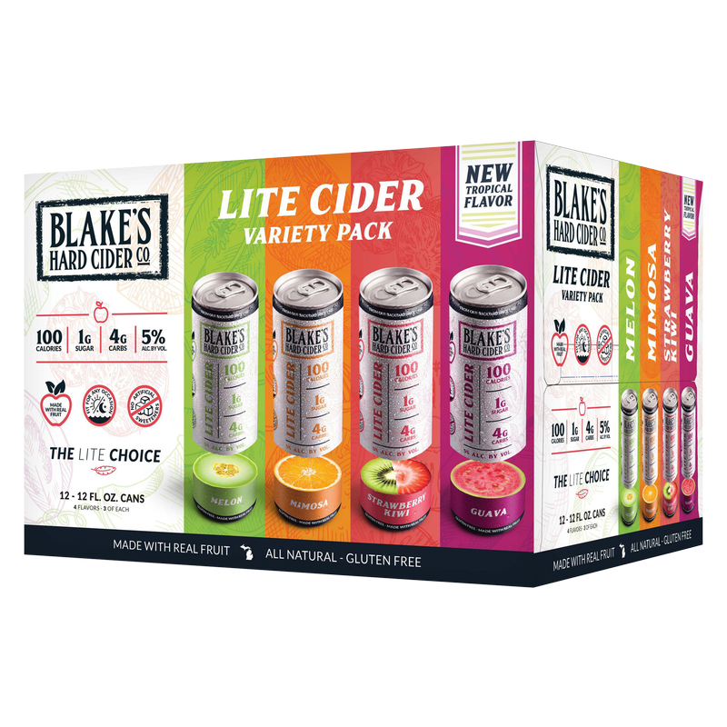 Blake's Hard Cider Co. Lite Cider Variety Pack 12pk 12oz Cans