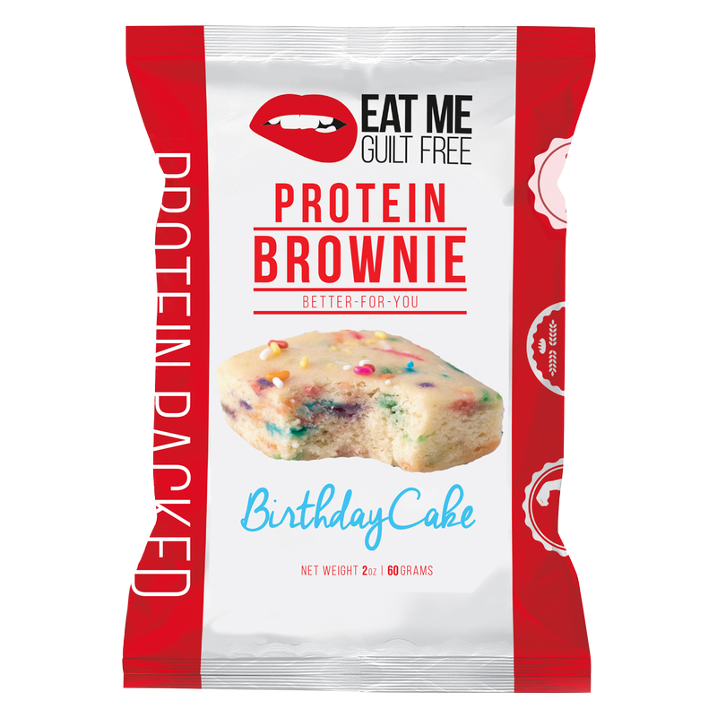 Eat Me Guilt Free Birthday Cake Protein Brownie 2oz