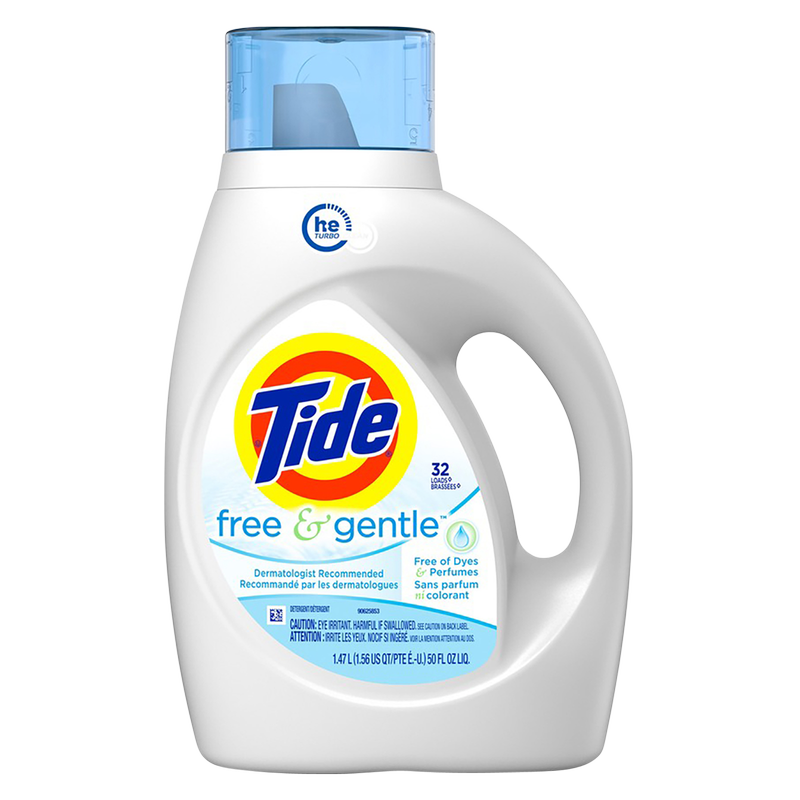 Tide Liquid Laundry Detergent Free & Gentle 50oz
