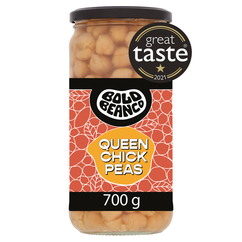 Bold Bean Organic Queen Chickpeas, 700g