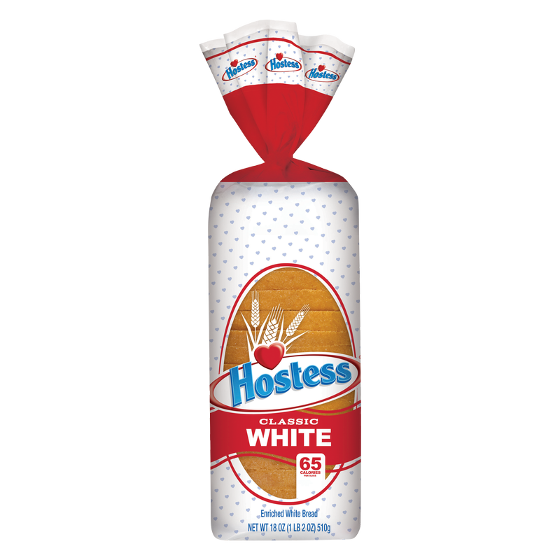 Hostess Classic White Bread Sliced 18oz