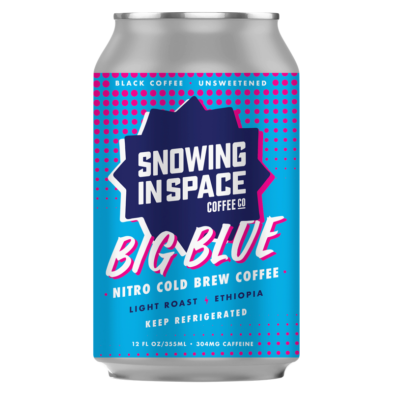 Snowing in Space Big Blue Nitro Cold Brew Coffee, 12oz