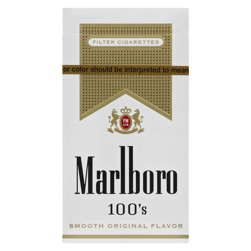Marlboro Gold 100s Cigarettes 20ct Box 1pk