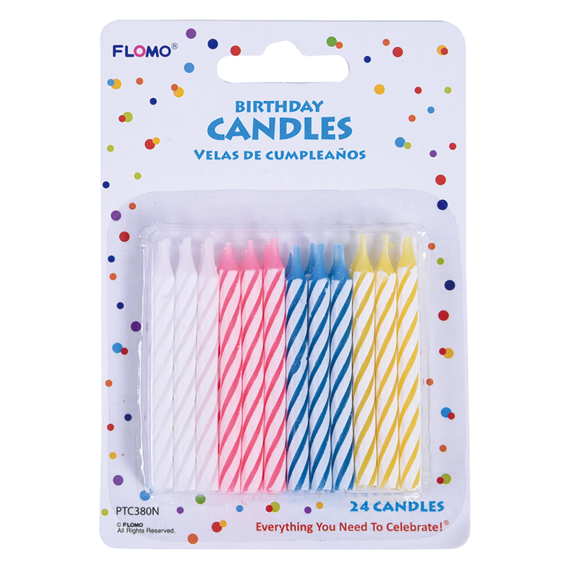 FLOMO Birthday Candles 24ct