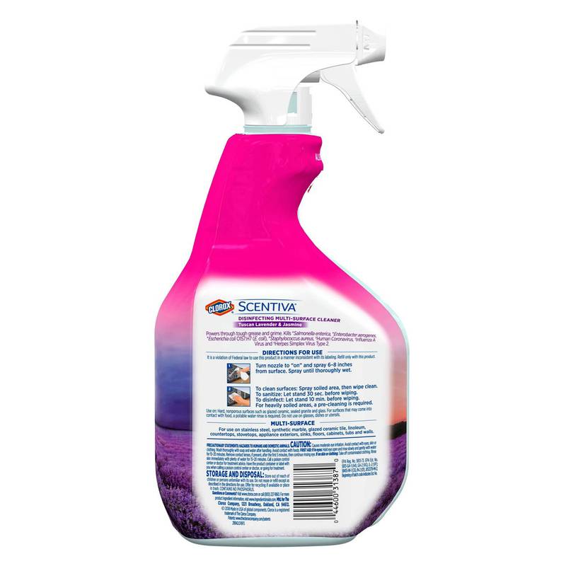 Clorox Scentiva Tuscan Lavender & Jasmine Disinfectant Cleaner 32oz