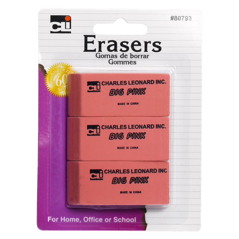 Erasers 3pk