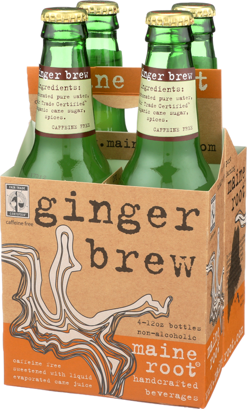 Maine Root Handcrafted Ginger Brew 12oz 4pk