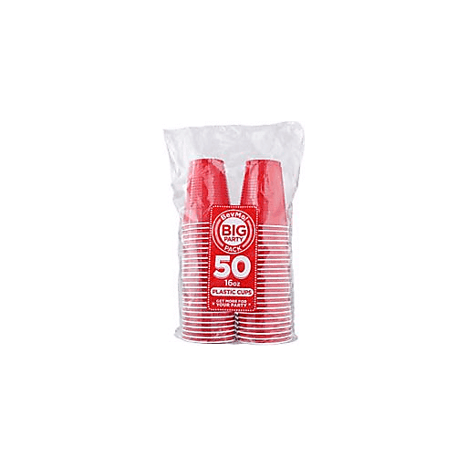 BevMo! Plastic Red Cups 50ct 18oz
