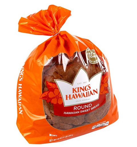King's Hawaiian Round Sweet bread - 16oz