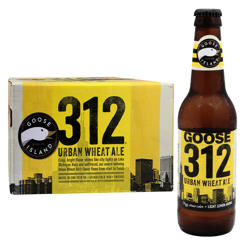 Goose Island 312 Urban Wheat Ale 12pk 12oz Btl 4.2 ABV Alcohol fast delivery by App or Online