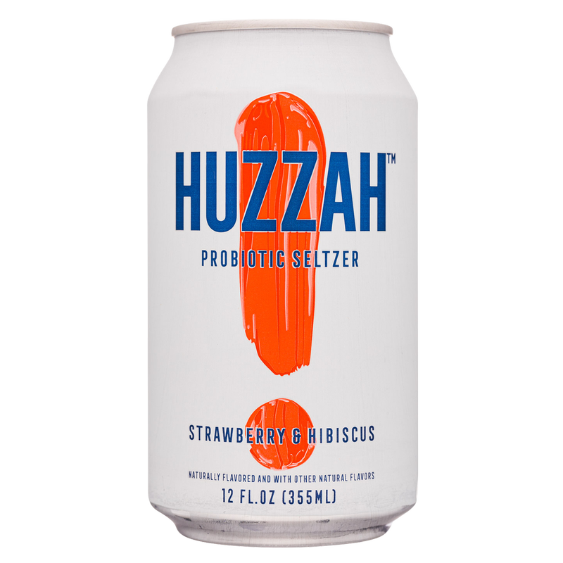 HUZZAH Strawberry & Hibiscus 12oz singles
