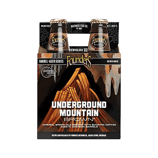 Founders Brewing BA Underground Mountain Brown 4pk 12oz Btl
