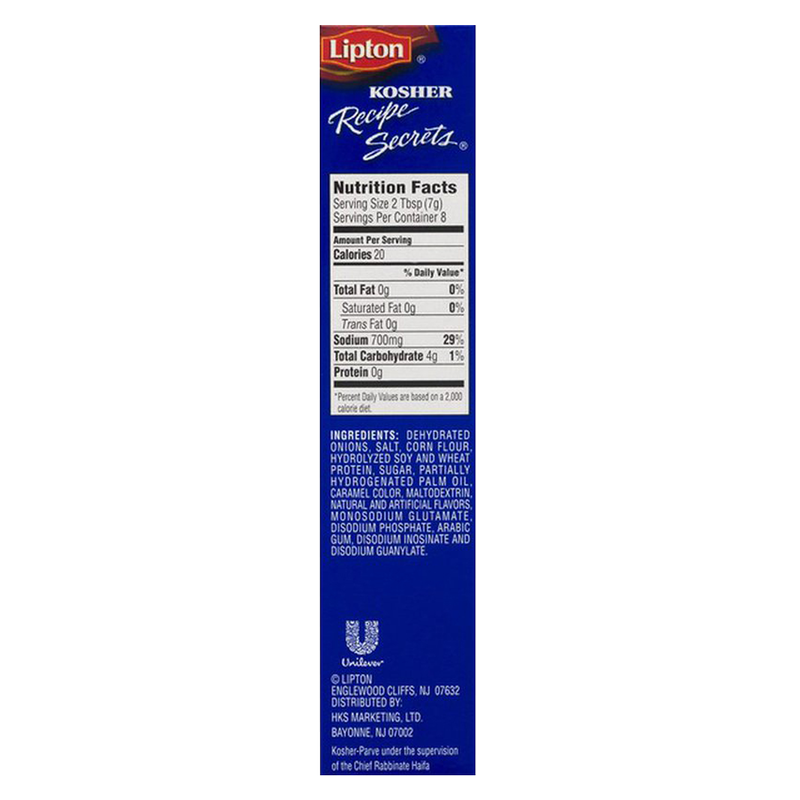 Lipton® Recipe Secrets® Kosher Onion Soup & Dip Mix, 1.9 oz - Pay Less  Super Markets