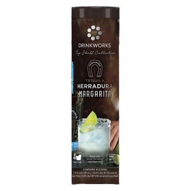 Drinkworks Top Shelf Collection Herradura Margarita (4Pk 50 Ml)