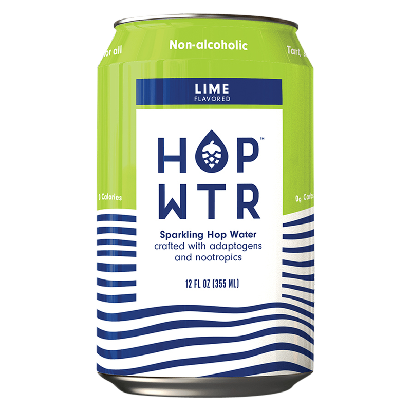 Hop WTR Lime 6 pack 12oz Can